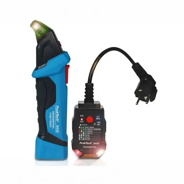 Détecteur sans contact de fusibles pour circuits Peaktech P3432