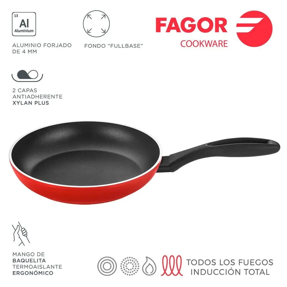 Poêle FAGOR MAXIMA Ø24 Rouge