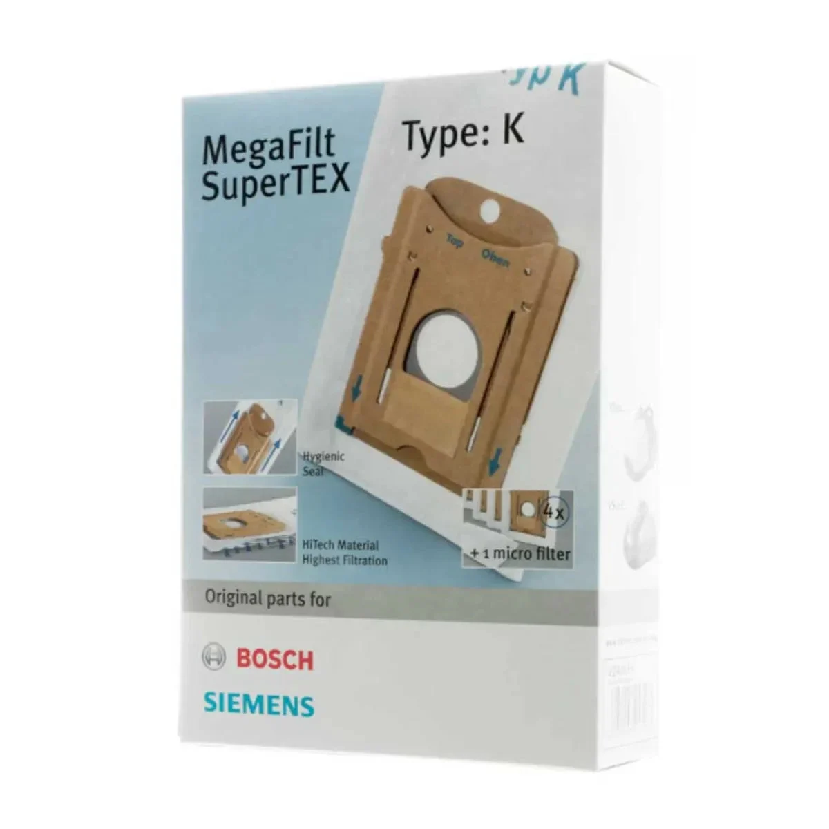 Bolsa aspirateur type K Bosch, Siemens 00468265
