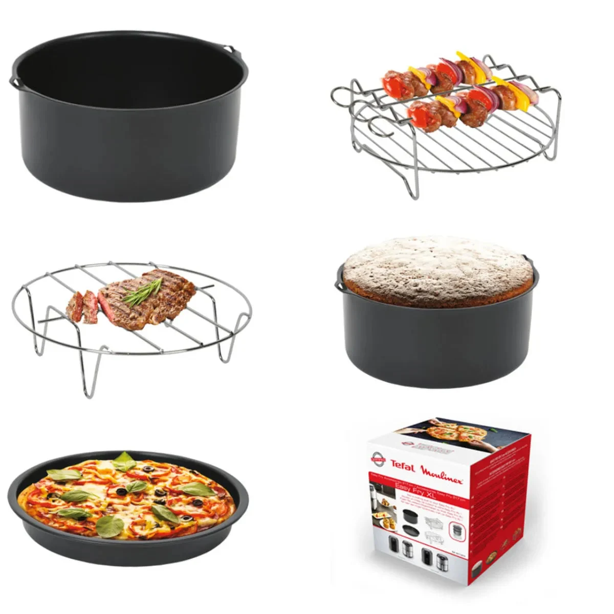 Kit accessoires friteuse Easy Fry Calor XA112010 - Tefal