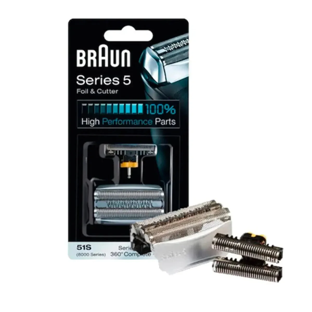 Lames originales Braun pour rasoir 51S Series 5 Activator 80712403