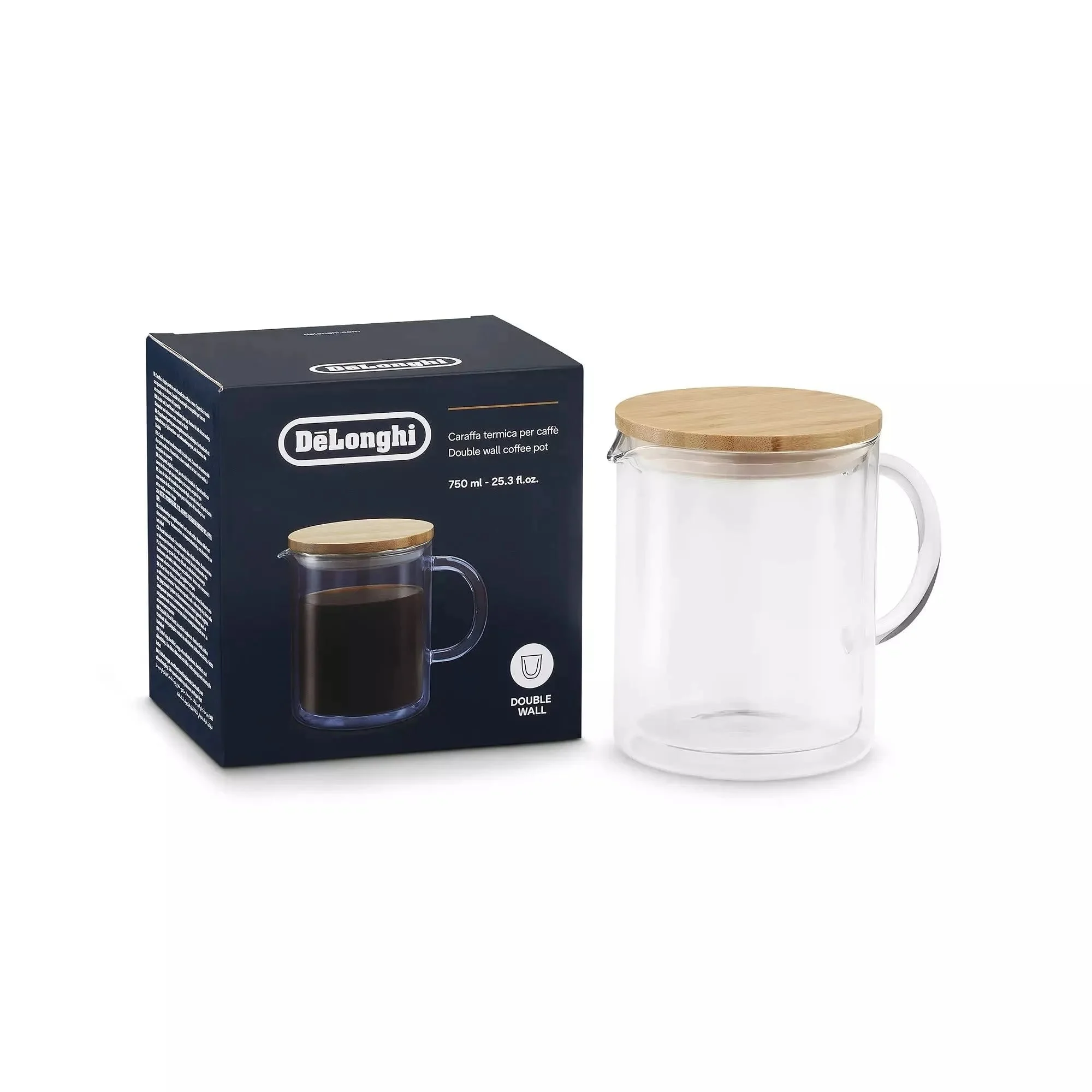 De'Longhi carafe cafetière à double paroi 750ml DLSC078 - DeLonghi