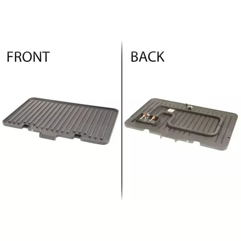 DeLonghi Plaques inférieures pour sandwich Multigrill, Braun CGH AS00006552