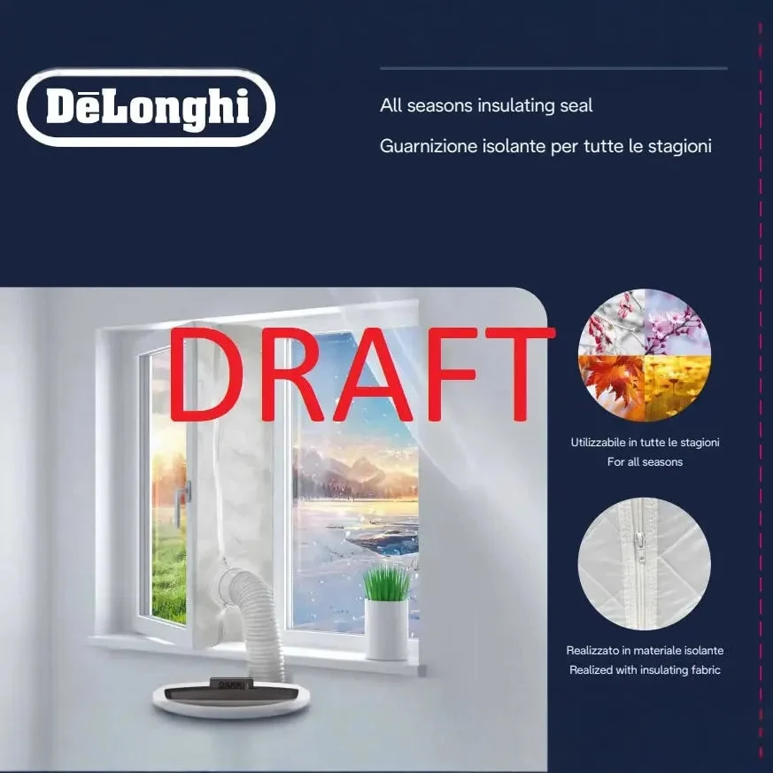 DeLonghi Joint en tissu pour fenêtre de climatiseur AS00007125