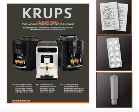 Kit nettoyant détartrant cafetière Krups XS530010