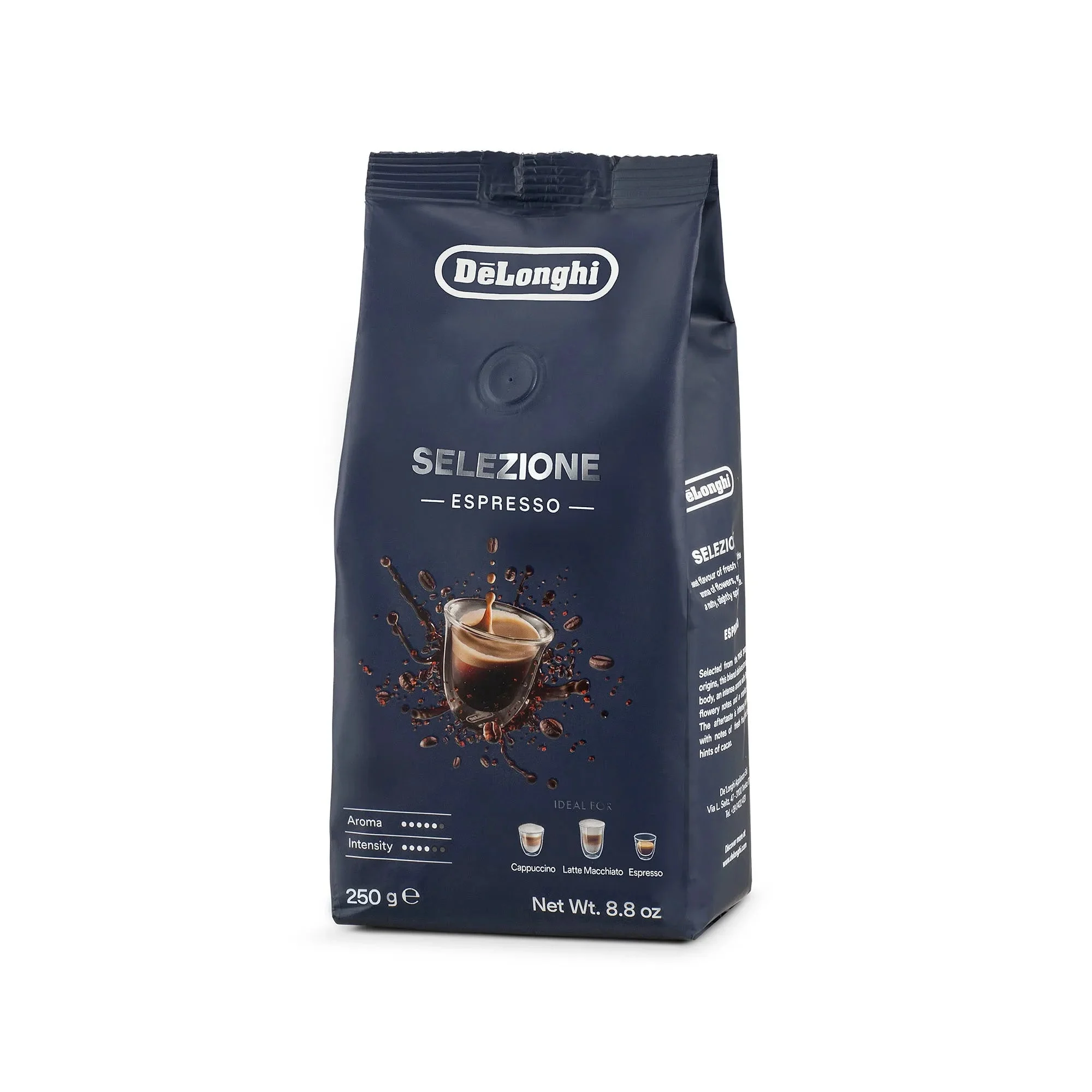 DeLonghi Café en grains torréfaction naturelle Sélection Espresso 250g AS00000172