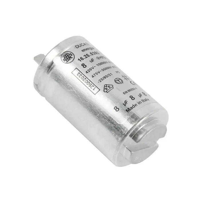 Condensateur de 8uF pour sèche-linge à tambour. Electrolux, AEG 1250020334