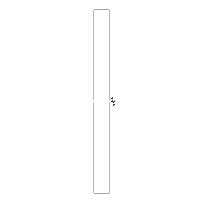 Ruban d'étanchéité pour panneau arrière de 485x6mm Electrolux, AEG 1251139430