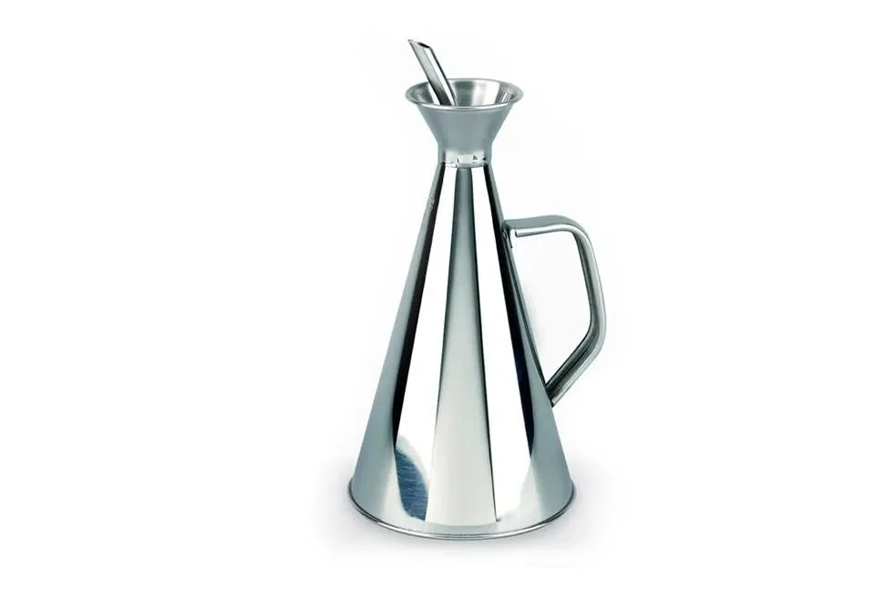 ALZA BASIC distributeur d'huile anti-goutte en acier inoxydable 1 litre