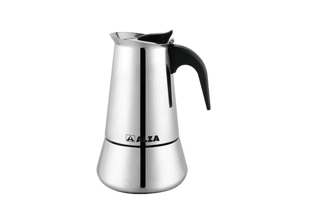 ALZA JAVA Cafetière italienne en inox 9 tasses