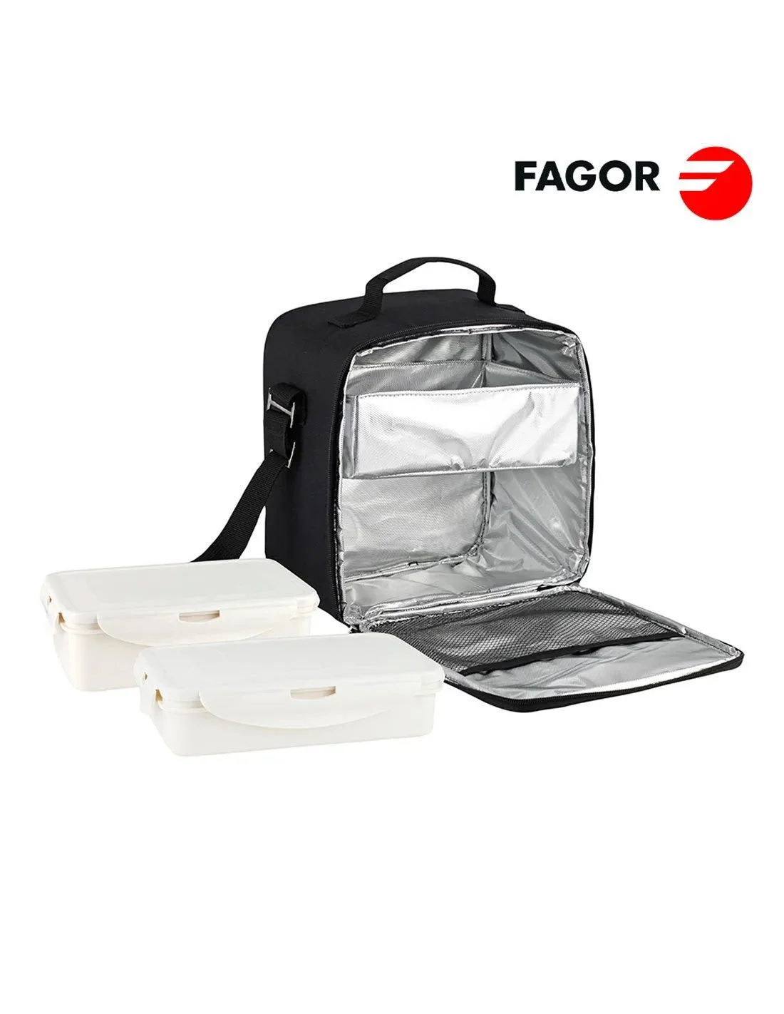 FAGOR Tappy Plus sac isotherme + 2 boîtes-repas (0,8L + 0,8L)