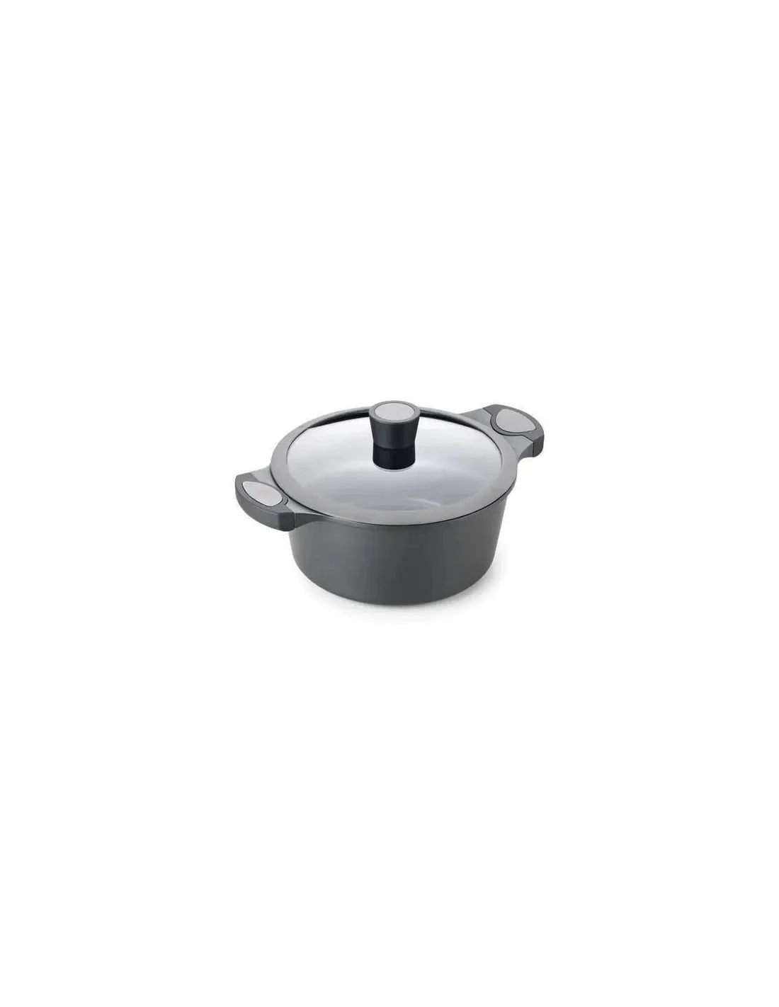 ALZA MATRIX cocotte avec couvercle en fonte d'aluminium de 20 cm.