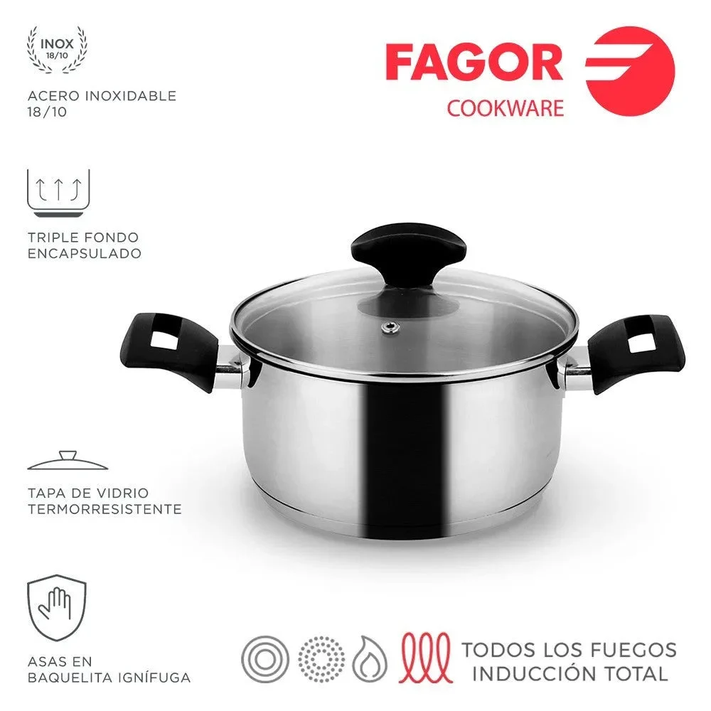 Casserole FAGOR ALAIA + Couvercle Ø20