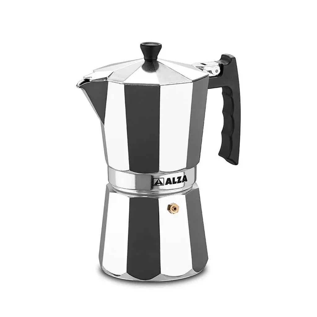 ALZA LUXE Cafetière italienne en aluminium pleine induction 9 tasses