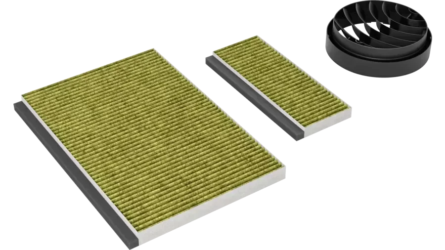 Kit de filtres pour hotte de cuisine Bosch, Balay, Siemens 17005798