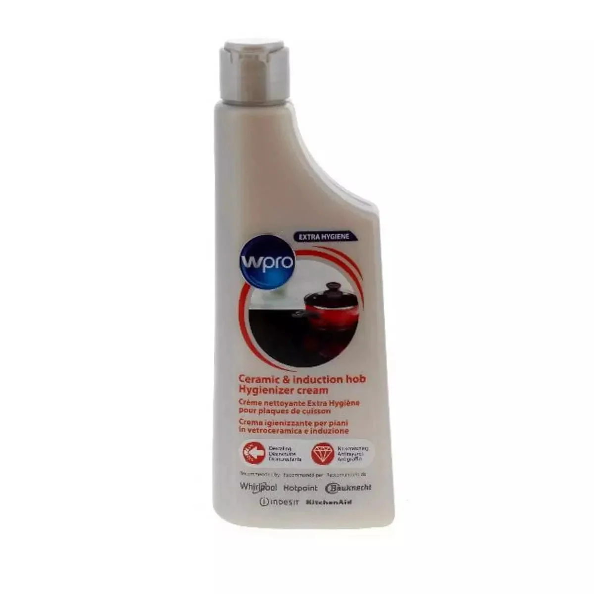 Crème Hygiénisante pour Vitrocéramiques Wpro - Whirlpool