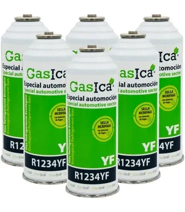 Pack 6 bouteilles gaz réfrigérant GASICA YF - R1234yf