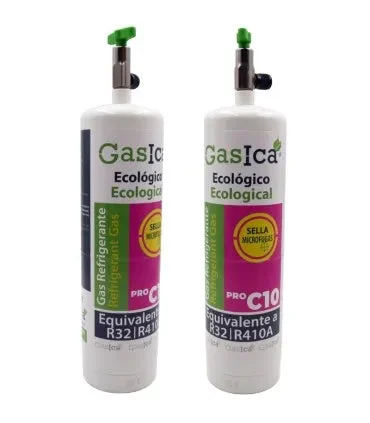 Pack gaz réfrigérant écologique GASICA PRO C10 - R32 R410A