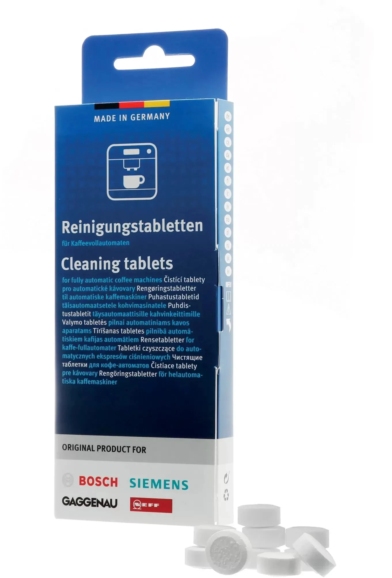 Bosch, Balay, Siemens pastilles de nettoyage pour cafetière 00311969