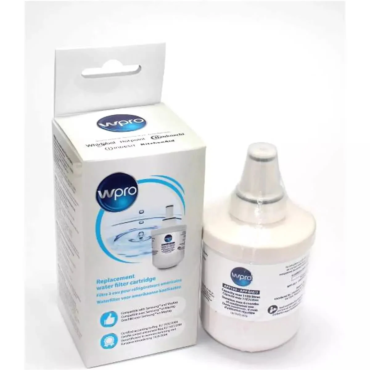 Cartouche de rechange pour filtre à eau Wpro - Whirlpool