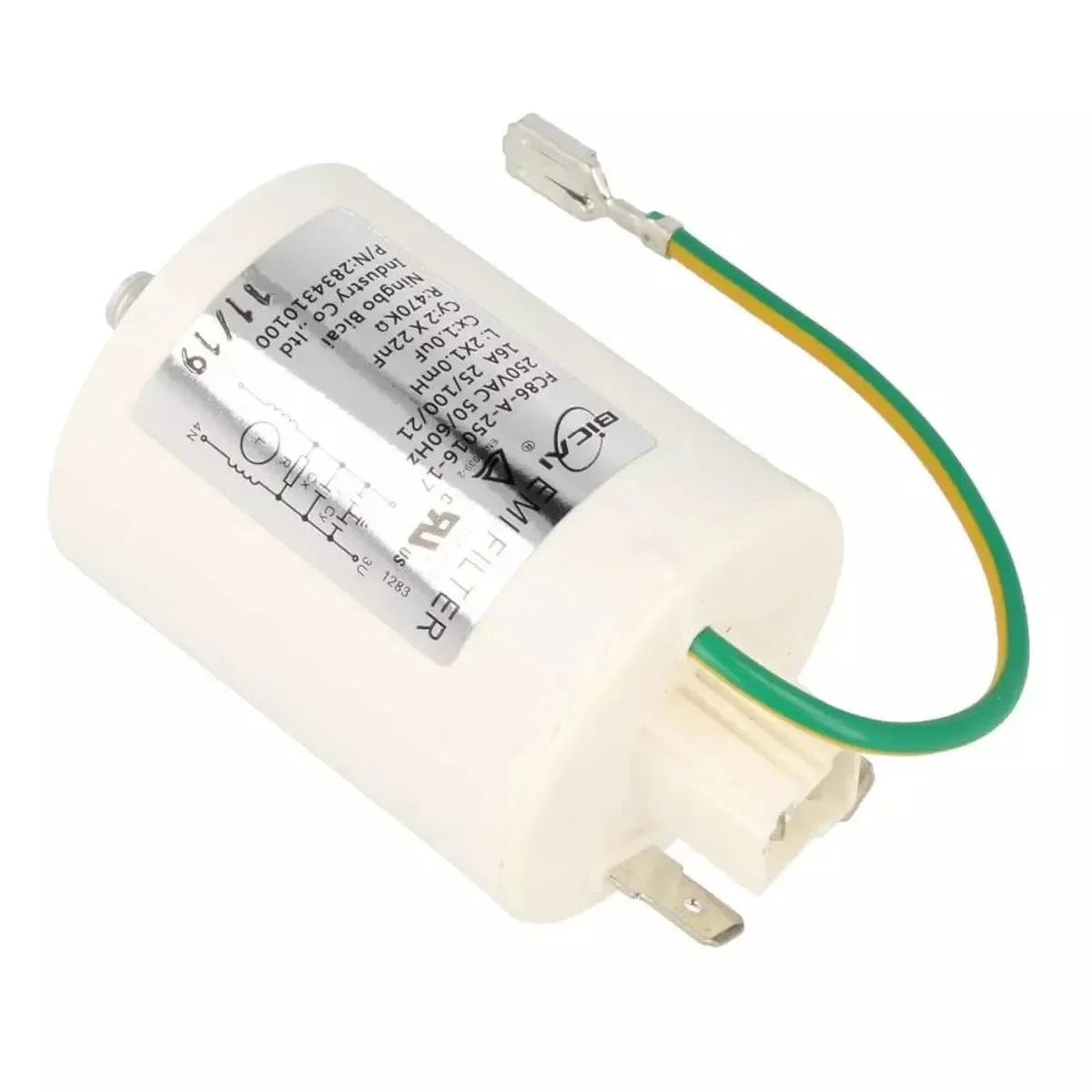 Filtre antiparasitaire pour lave-linge Beko 2724300801