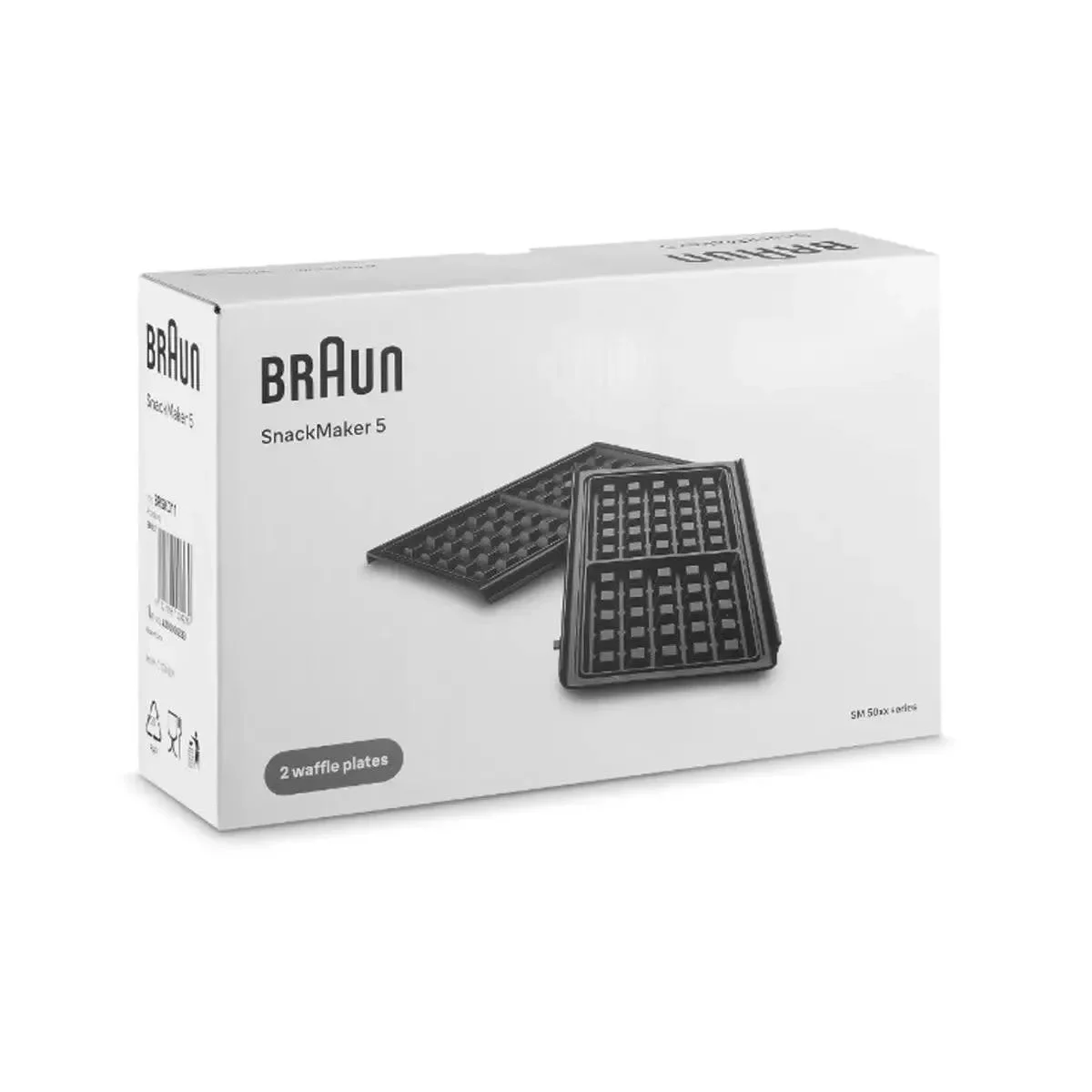 DeLonghi Plaques pour gaufres Multigrill sandwich Braun AS00006839